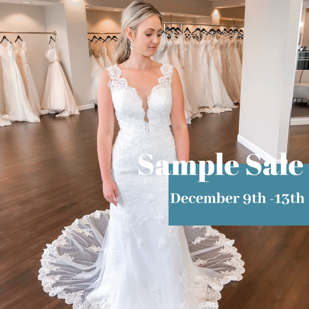 Sample Sale on wedding dresses at One Fine Day Bridal and Gown Boutique in Fort Wayne, Indiana
