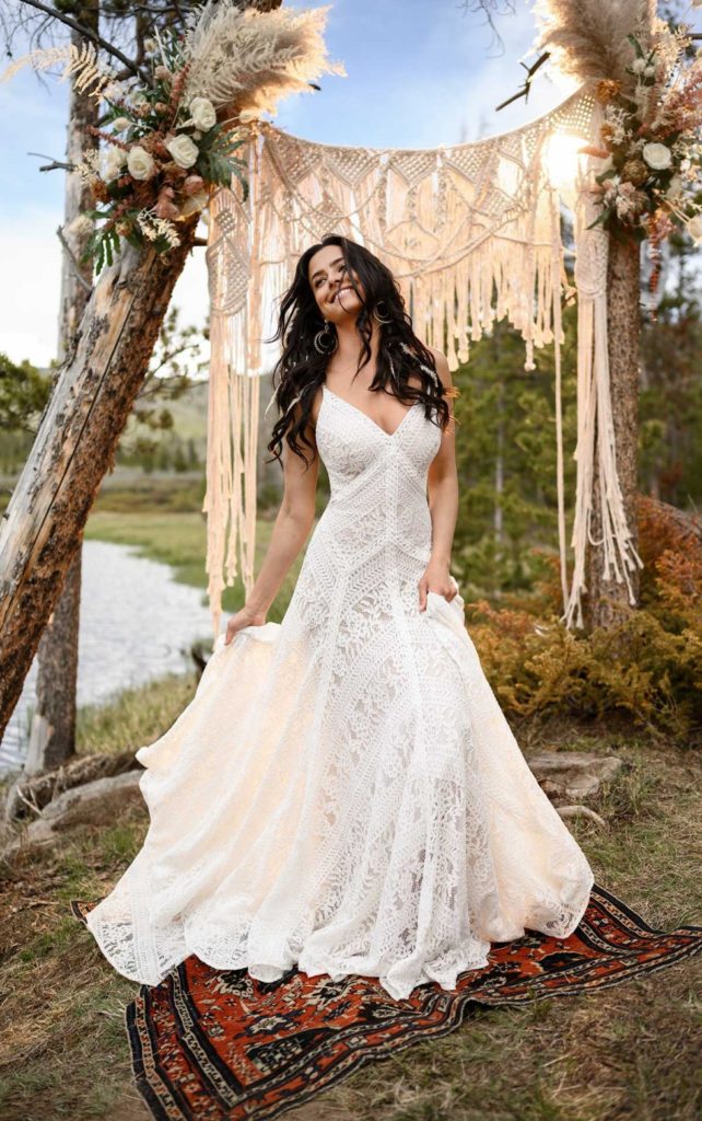 Reece gown from All Who Wander found at One Fine Day Bridal and Gown Boutique in Fort Wayne, Indiana